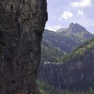 Climbers on the Via Ferrata